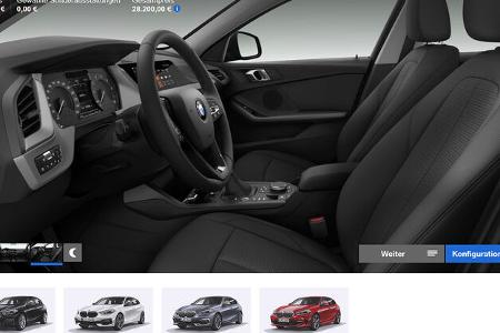 BMW 1er (F40) 118i Konfigurator