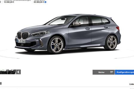 BMW 1er (F40) M135i xDrive Konfigurator