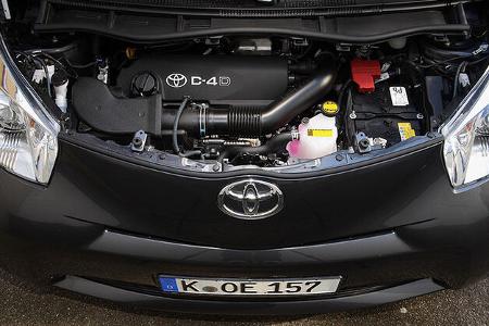 Toyota iQ Motorraum