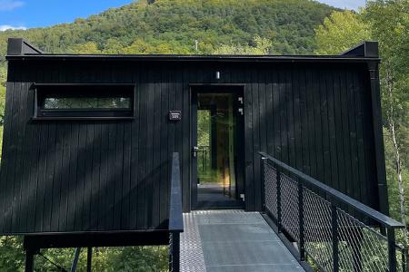 Ferienunterkunft der Plattform Naturhäuschen, modern