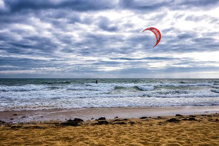 Bretagne - Kitesurfen