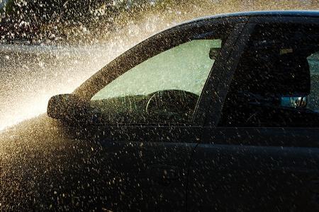 Auto Hagel Regen