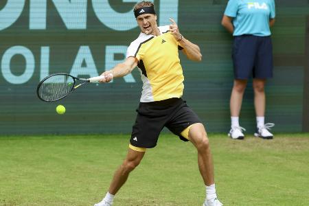 Halle: Zverevs Saisondebüt auf Rasen gelungen - Aus für Squire