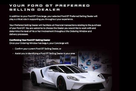 Ford GT Besitzerbroschüre 
