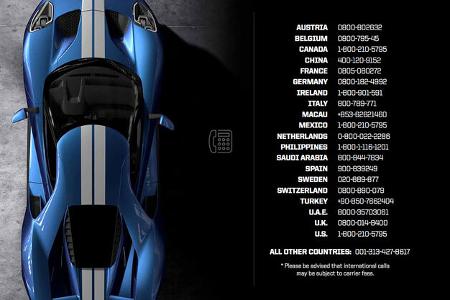 Ford GT Besitzerbroschüre 