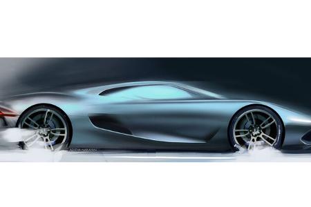 Ford GT - Supersportwagen - Entwicklung - frühe Skizzen