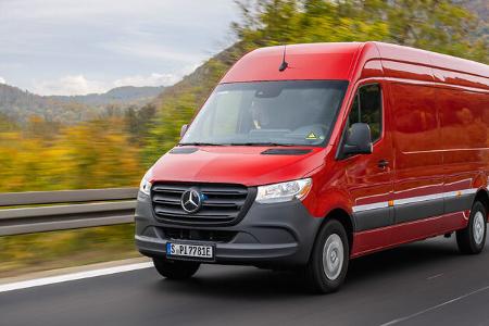 Mercedes E-Sprinter Reichweiten-Test Stuttgart-München