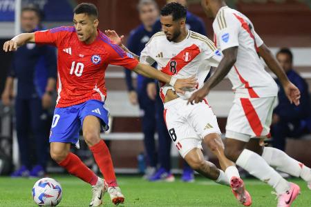 Chile und Peru enttäuschen bei Copa America Chile und Peru enttäuschen bei Copa America