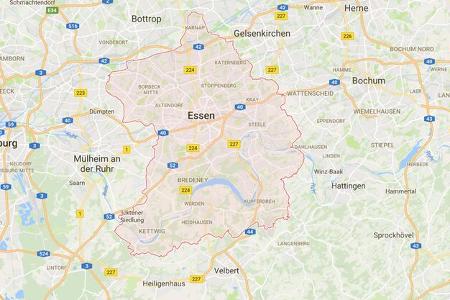 Karte Essen