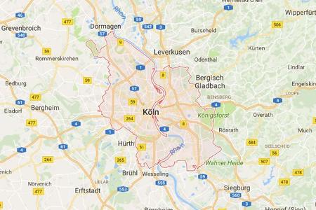Karte Köln