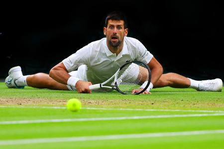Dieses Bild von Novak Djokovic war der Gewinner in der Kategorie Tennis. Es wurde von Marc Aspland aufgenommen.