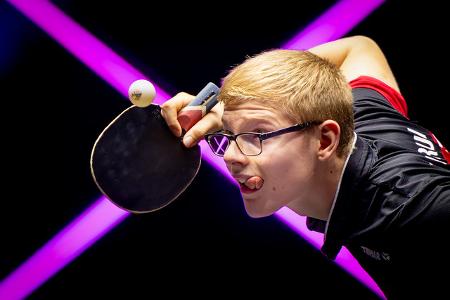Der Gewinner in der Kategorie Racketsport wurde von Benjamin Lau gestellt. Es zeigt ein Viertelfinale der World Table Tennis (WTT) Champions Frankfurt im November 2023.