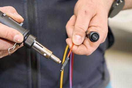 HŠnde, Schrumpfschlauch, Kabel