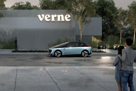 Verne autonomes Robotaxi von Rimac
