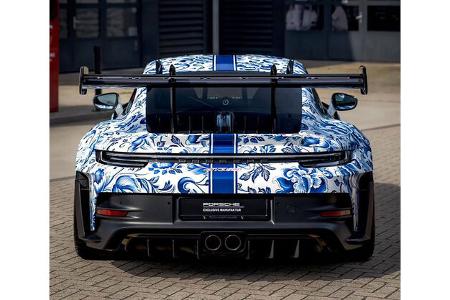 Porsche 911 GT3 RS Delfter Porzellan Einzelstück Niederlande