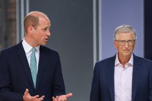 Dafür treffen sich Prinz William und Bill Gates in London