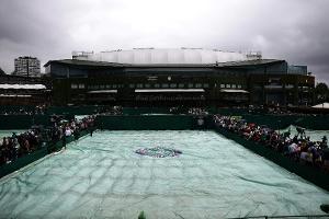 Regen in Wimbledon sorgt für Unterbrechungen