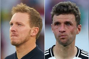 Julian Nagelsmann und Thomas Müller kämpfen nach EM-Aus mit den Tränen