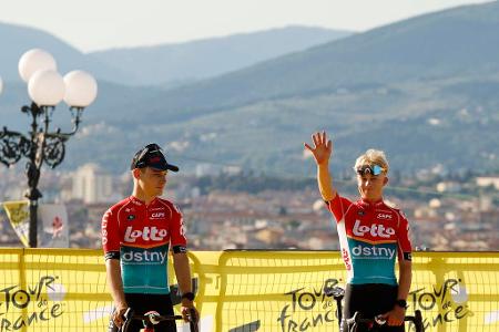 LOTTO DSTNY - Maxim Van Gils, Arnaud De Lie, Victor Campenaerts, Brent Van Moer, Jarrad Drizners, Harm Vanhoucke, Sébastien Grignard, Cedric Beullens