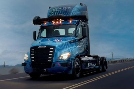 Freightliner eCascadia autonomer Elektro-Lkw