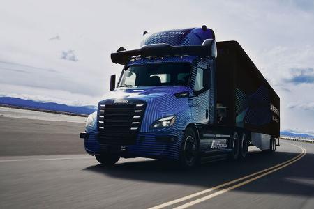 Freightliner eCascadia autonomer Elektro-Lkw