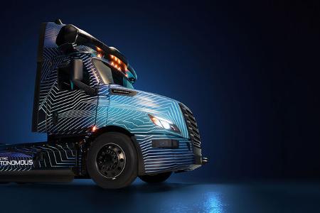 Freightliner eCascadia autonomer Elektro-Lkw