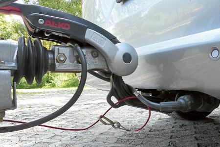 Anhängerkupplung beim Mercedes V 250