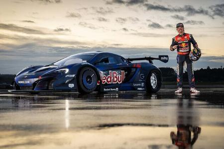 McLaren P1 als Driftcar in Goodwood.