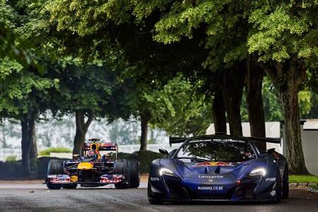 McLaren P1 als Driftcar in Goodwood.