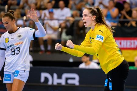 Wachter hellwach: DHB-Frauen gewinnen Olympia-Generalprobe Wachter hellwach: DHB-Frauen gewinnen Olympia-Generalprobe
