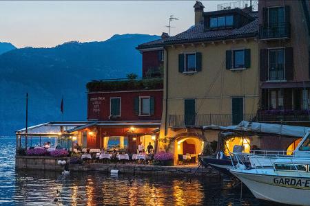 Gardasee, Hafen Malcesine 