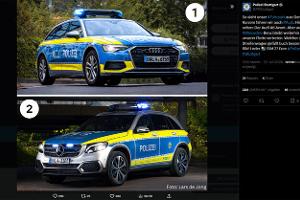 Polizei im Ländle bestellt Audi und BMW