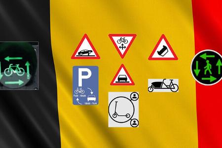 Belgien Verkehrsschilder