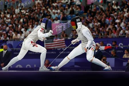 Auch Florettfechterin Sauer scheitert im Viertelfinale Auch Florettfechterin Sauer scheitert im Viertelfinale