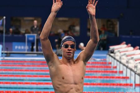 Marchand gewinnt erste französische Goldmedaille im Pool Marchand gewinnt erste französische Goldmedaille im Pool