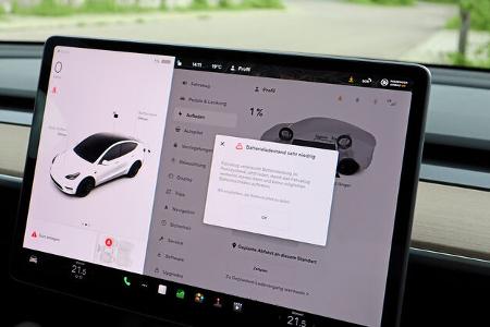 Tesla Model Y Performance, Dauertest, 100000 Kilometer, leere Antriebsbatterie