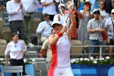 Tennis: Swiatek sichert sich Bronze mit Tennis: Swiatek sichert sich Bronze mit