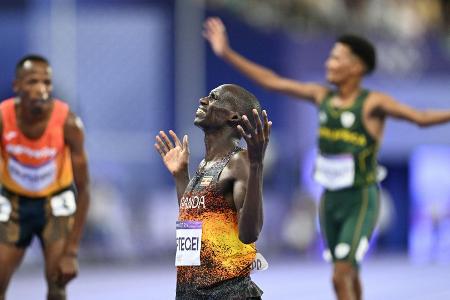 10.000 m: Cheptegei holt Gold für Uganda 10.000 m: Cheptegei holt Gold für Uganda