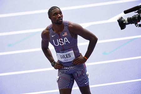 100 m: Favoriten um Lyles im Finale 100 m: Favoriten um Lyles im Finale