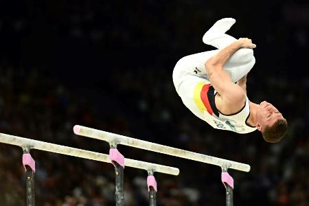 Medaille verpasst: Dauser wird Siebter am Barren Medaille verpasst: Dauser wird Siebter am Barren