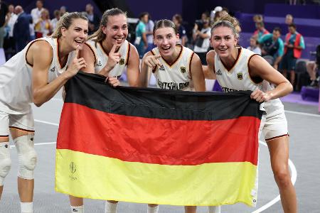 Gold-Coup der Basketballerinnen: Gold-Coup der Basketballerinnen: