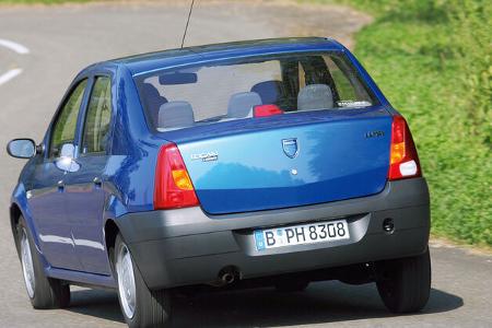 Dacia Logan, Heckansicht