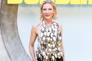 Glänzender Auftritt von Cate Blanchett in Löffel-Oberteil