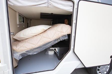 Heckgarage, wegklappbares Bett, Stockbett, flexibel