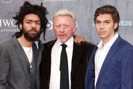 Boris Becker im Portugal-Urlaub mit seinen Söhnen Boris Becker im Portugal-Urlaub mit seinen Söhnen
