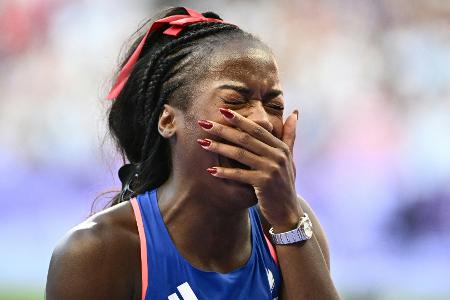 Macron jubelt: Erste Leichtathletik-Medaille für Frankreich Macron jubelt: Erste Leichtathletik-Medaille für Frankreich