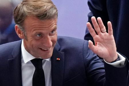 Macron voller Stolz: Macron voller Stolz: