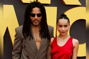 Stylisches Vater-Tochter-Duo: Lenny Kravitz begleitet Zoë zur Premiere