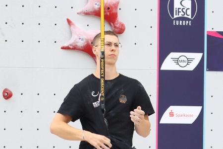 Speed-Klettern: Lucke verpasst EM-Bronze knapp Speed-Klettern: Lucke verpasst EM-Bronze knapp