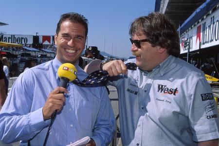 Für jeden Spaß zu haben - Schnell wird der gebürtige Gladbacher für die deutschen Formel-1-Fans das prägende TV-Gesicht in der Boxengasse.